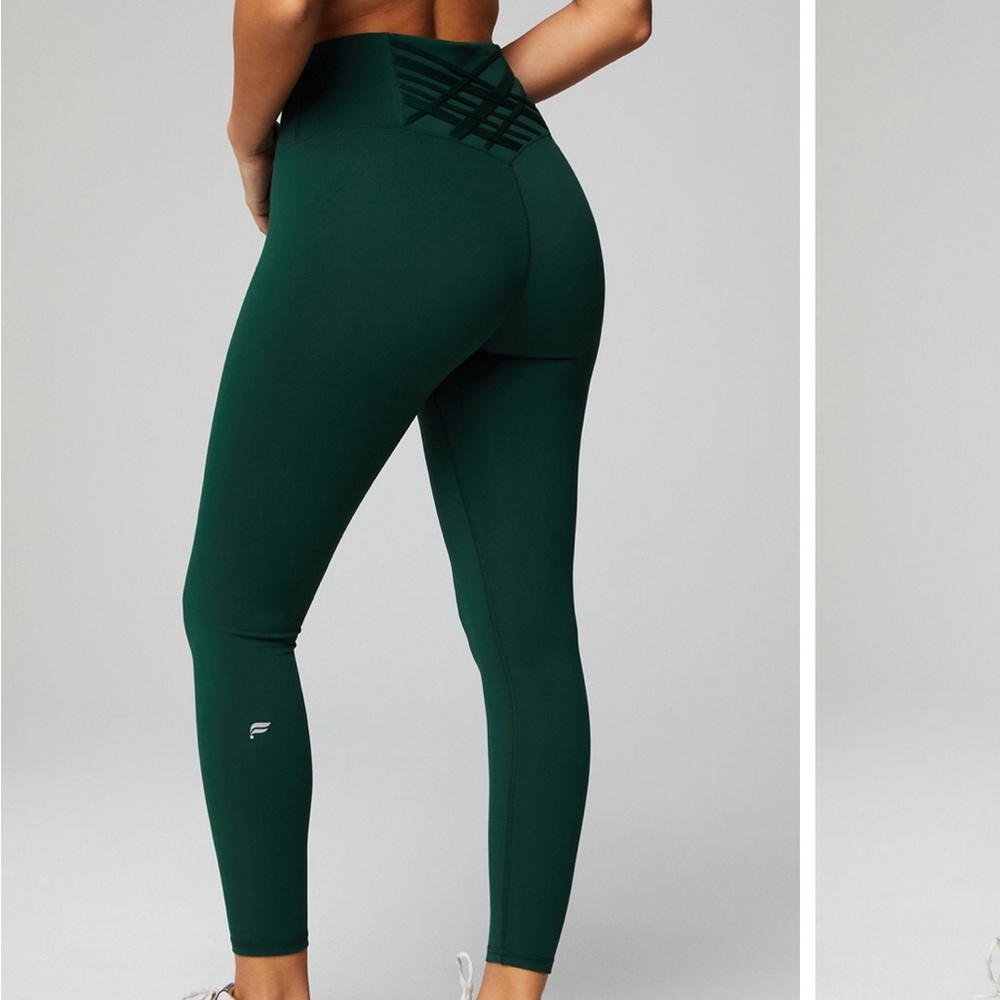 Forest Green Boost PowerHold® High-Waisted Fabletics Leggings
